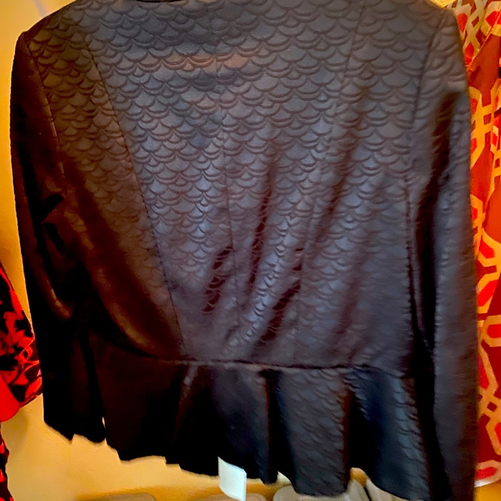 H&M scalloped suit